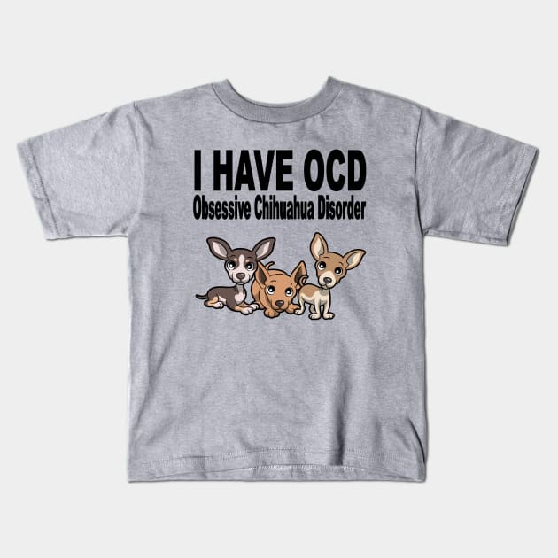 Obsessive Corgi Disorder OCD Dog Lover Kids T-Shirt by SistersRock